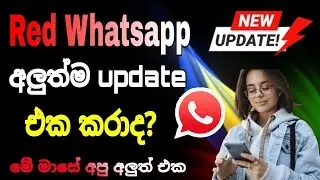 Red Whatsapp Update 2023(මේ මාසේ අප්ඩේට් එක) sinhala || new update @sngeekplus