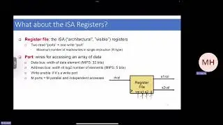 Computer Architecture | (7) Data and Control Path - PART 1