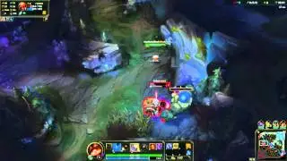 Teemo first blood action!!!!!