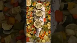 Pesce Orata con verdure estive