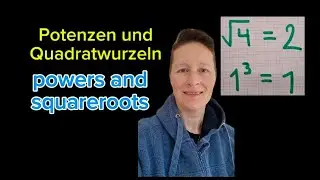 Potenzen und Quadratwurzeln | powers and squareroots | Mathematik Quiz