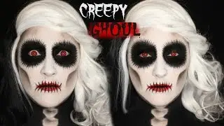 CREEPY GHOUL MAKEUP TUTORIAL | 31 Days of Halloween | GLAMNANNE