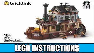LEGO Instructions - Bricklink - 910046 - Merchant Boat - Designer Program Series 4