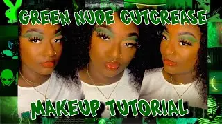 GREEN NUDE CUTCREASE | MAKEUP TUTORIAL 💚