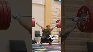Arley Mendez bar to 170kg snatch! #speed #power #weightlifting
