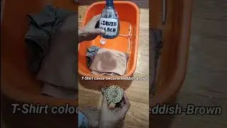Liquid Bleach T-Shirt Dye ⚠️🧫