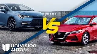 ¡Guerra de sedanes! Así se comparan el Toyota Corolla y el Nissan Sentra para 2020 | Univision Autos