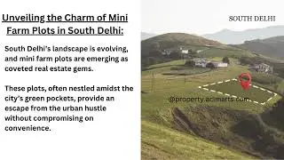 Exploring Mini Farm Plots #southdelhiproperties #farm #plot