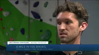 Physical therapist hopes to prove an important point on Richmond rock climbing wall
