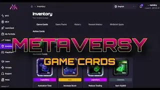 Metaversy Game Cards Explained! | What Are They & How Do They Work?
