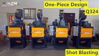 Smallest Tumblast Shotblaster Compact All in one Design Tumbler Belt Type Shot Blasting Machine