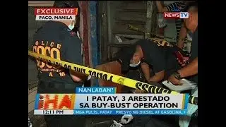1 patay, 3 arestado sa buy-bust operation