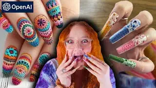 I made REAL crochet nails