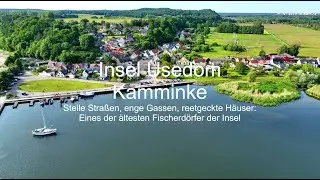 Insel Usedom - Kamminke - Steile Stra&szlig;en, enge Gassen, reetgedeckte H&auml;user und ein Mahnmal