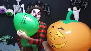Freddie vs Green Inflatable Alien