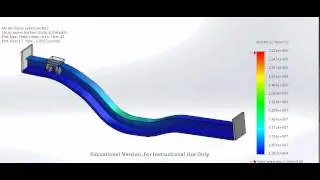 Simplified rollercoaster simulation using Solidworks