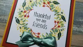 Oct 18, 2022 -- Framed Occasions Stamp Set and Leaf Fall 3D Embossing Folder