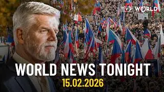 Supporters in Prague stand by President as political rift deepens | World News Tonight