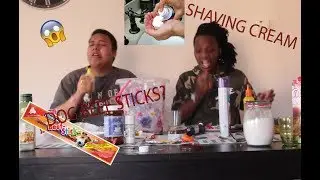 GUESS WHAT YOU'RE EATING!! (CHALLENGE)