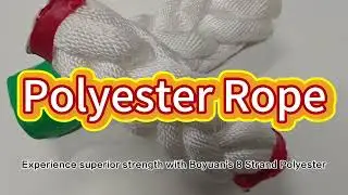Polyester Rope Manufacturer in China｜Durable, UV-Proof, Low Stretch
