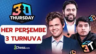 CARLSEN, NAKAMURA, NEPO! HER PERŞEMBE 3 DAKİKALIK USTALAR TURNUVASI
