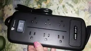 EIGSO USB Outdoor Power Strip Weatherproof Review | Shockproof Overload Protection