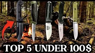 Top 5 Best Survival Knives Under $100 | Bushcraft Knife Reviews