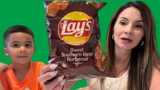 Trying LAYS Sweet Southern Heat Barbeque Chips