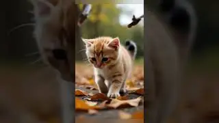 kitten and jungle king #cat #tiger #catandtiger