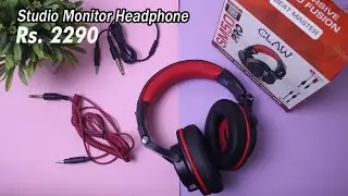 Распаковка профессиональных студийных мониторных наушников CLAW SM50 Pro