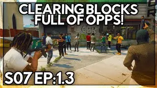 Episode 1.3: Clearing Blocks Full Of Opps! | GTA 5 RP | Grizzley World RP