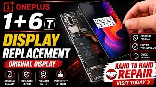 OnePlus 6T Display Replacement | Fingerprint Sensor Check After Repair 🔧📱