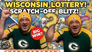 LIVE Scratching! 🧀 Checking out the NEW Wisconsin Lottery Tickets!