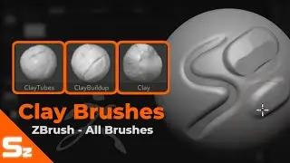 Clay Brushes: ZBrush All Brushes