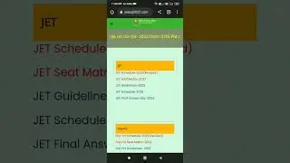 Jet/Pre pg/PhD 2022 || 1st counseling results on 1:15 PM on 3-9-2022 || Jet 2022 au jodhpur update||