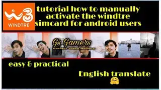 tutorial how to activate mobile data, windtre sim card manually (for android)
