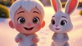 Snowflake Bunny Hop | Winter Fun Song for Kids | Holiday Sing Alongv