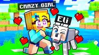 Eli Becomes a Dog To Help a Blue CRAZY GIRL in Minecraft!