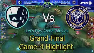 AI vs MYTH (Let's Play Arena Carnival Grand Final) Game-4 Highlight