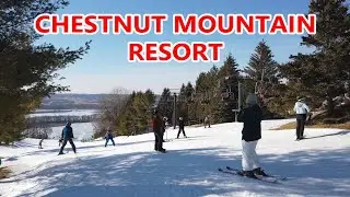 Chestnut Mountain Resort - 4K (Galena, Illinois 2/20/22)