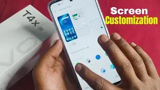 How To Customize Homescreen in Vivo T4x 5G | Vivo T4x 5G Me Homescreen Kaise Customize Kare