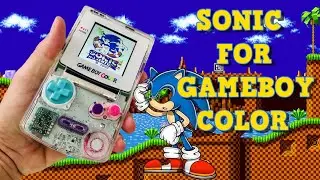 Sonic the Hedgehog on Gameboy Color GBC #gameboy #nintendo #gameboycolor #gameboyadvance #sonic