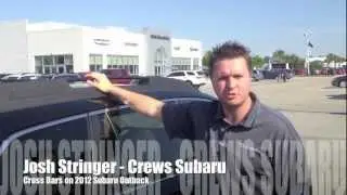 2012 Subaru Outback Cross Bars