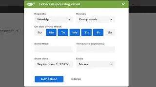 How to Send Recurring Emails in Gmail