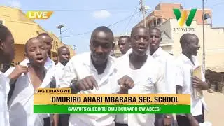 Ageihangwe: Omuriro ahari Mbarara Secondary School, Mbarara gwayotsya oburaaro bw'abeegi.