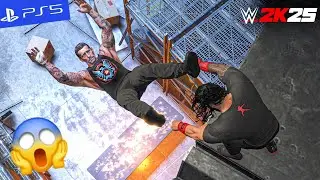 WWE 2k25 - Roman Reigns Sends CM Punk to the Flames | PS5