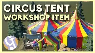 🎪 Circus Tent Food Stall | Planet Coaster Workshop Download