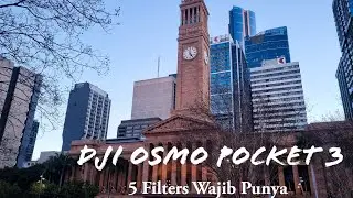 5 MUST-HAVE ND FILTERS FOR DJI OSMO POCKET 3 | BRISBANE AUSTRALIA WALKING TOUR 4K