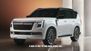 Nissan Patrol 2025: Новое поколение с 425-сильным двухтурбинным двигателем V6 и пневматической по...