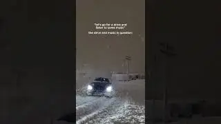 the type of late night drive I need